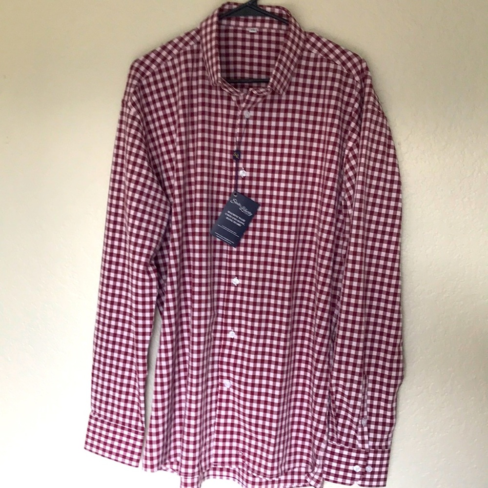 Mens STATE & LIBERTY XXL athletic fit dress shirt